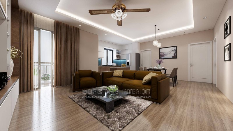 Thiết kế nội thất phòng khách đẹp - Sofa phòng khách sang trọng
