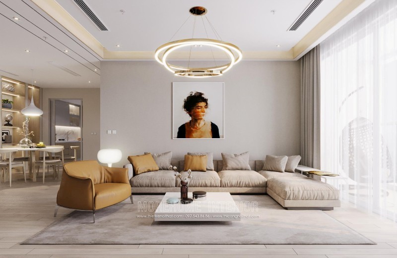 Thiết kế nội thất phòng khách đẹp - Sofa phòng khách sang trọng