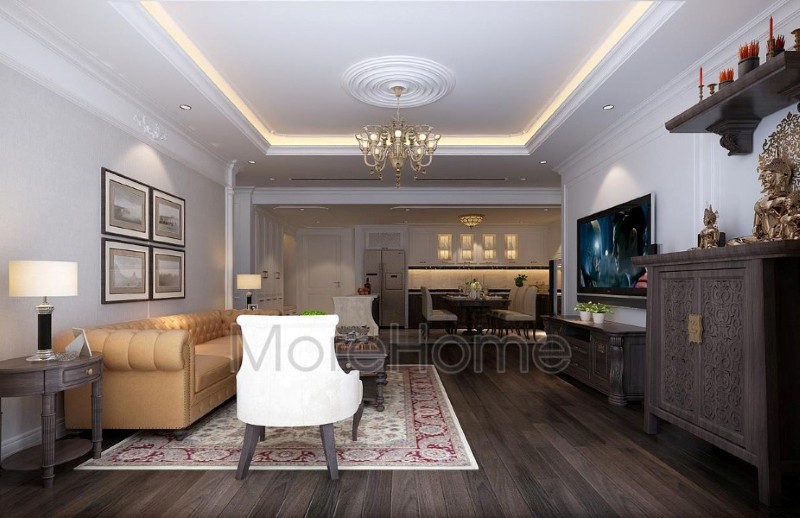 Thiết kế nội thất phòng khách đẹp - Sofa phòng khách sang trọng
