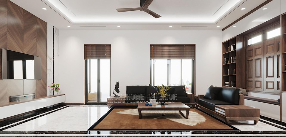 Thiết kế nội thất phòng khách đẹp - Sofa phòng khách sang trọng