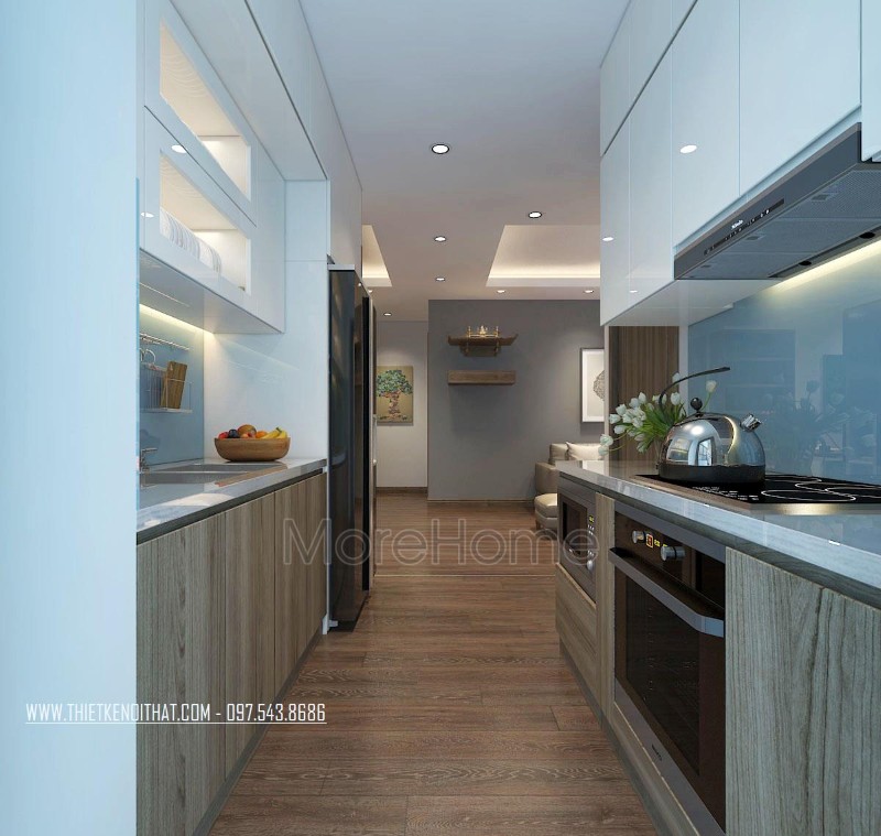 thiết kế nội thất phòng bếp đẹp tại huế