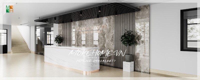 Thiết kế sảnh văn phòng