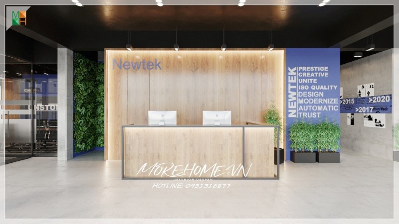 Thiết kế sảnh văn phòng