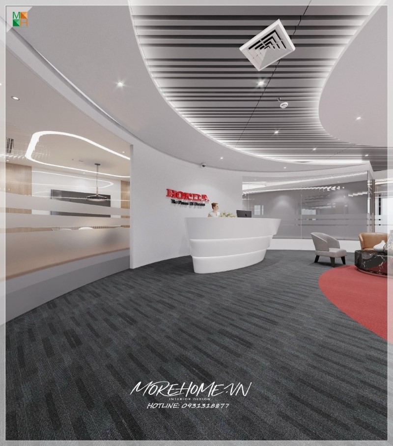Thiết kế sảnh văn phòng