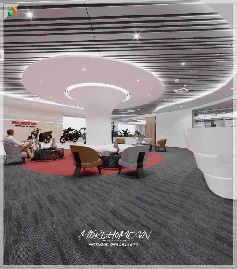 Thiết kế sảnh văn phòng