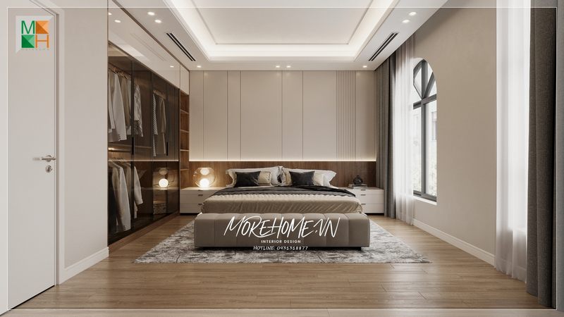 Tủ quần áo kính sang trọng góp phần tạo nên sự sang trọng và tô điểm cho không gian giá trị thẩm mỹ, đồng thời cũng là biểu tượng của cá tính riêng của chủ nhà.